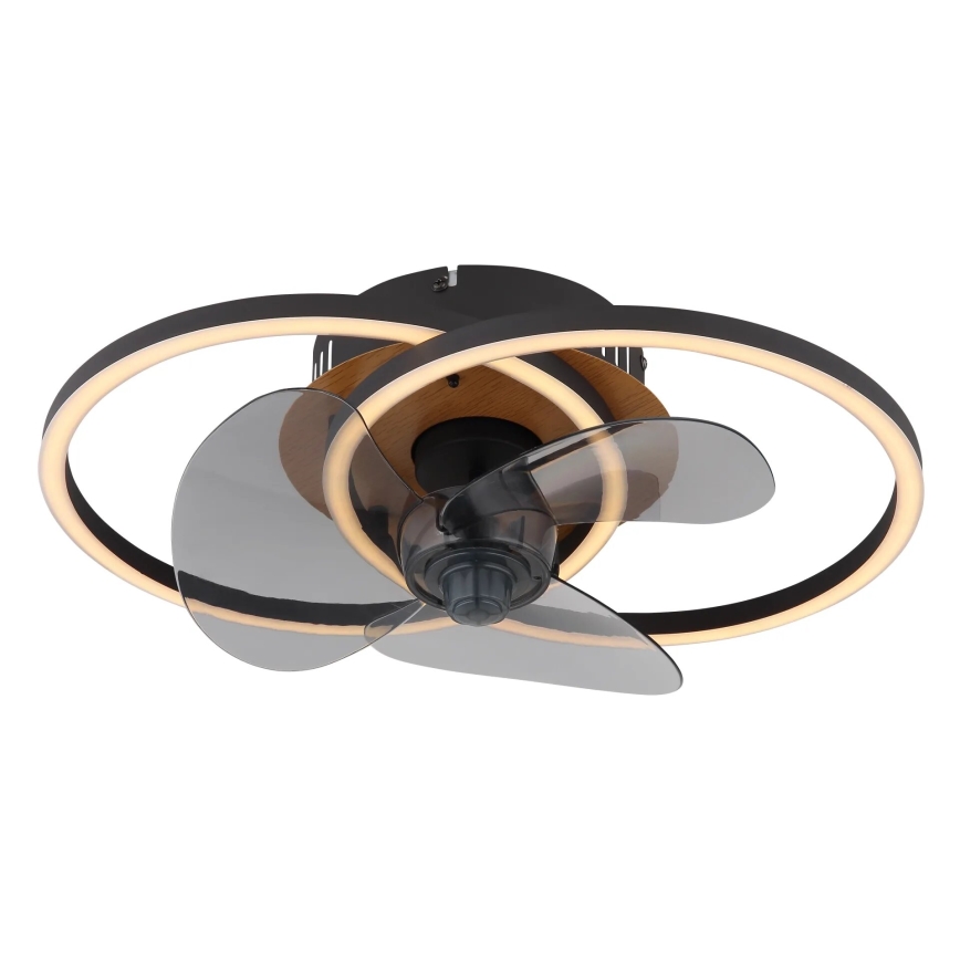 Globo - LED Stmívatelný stropní ventilátor LED/24W/230V 2700-6500K + dálkové ovládání