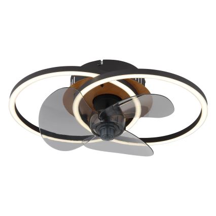 Globo - LED Stmívatelný stropní ventilátor LED/24W/230V 2700-6500K + dálkové ovládání