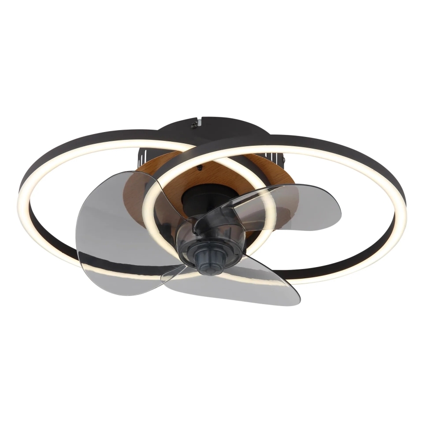 Globo - LED Stmívatelný stropní ventilátor LED/24W/230V 2700-6500K + dálkové ovládání