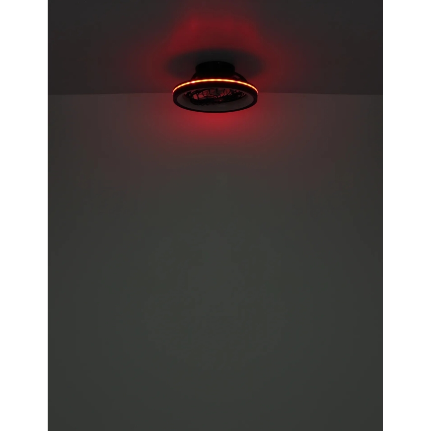 Globo - LED RGB Stmívatelný stropní ventilátor LED/40W/230V 2700-6500K + dálkové ovládání