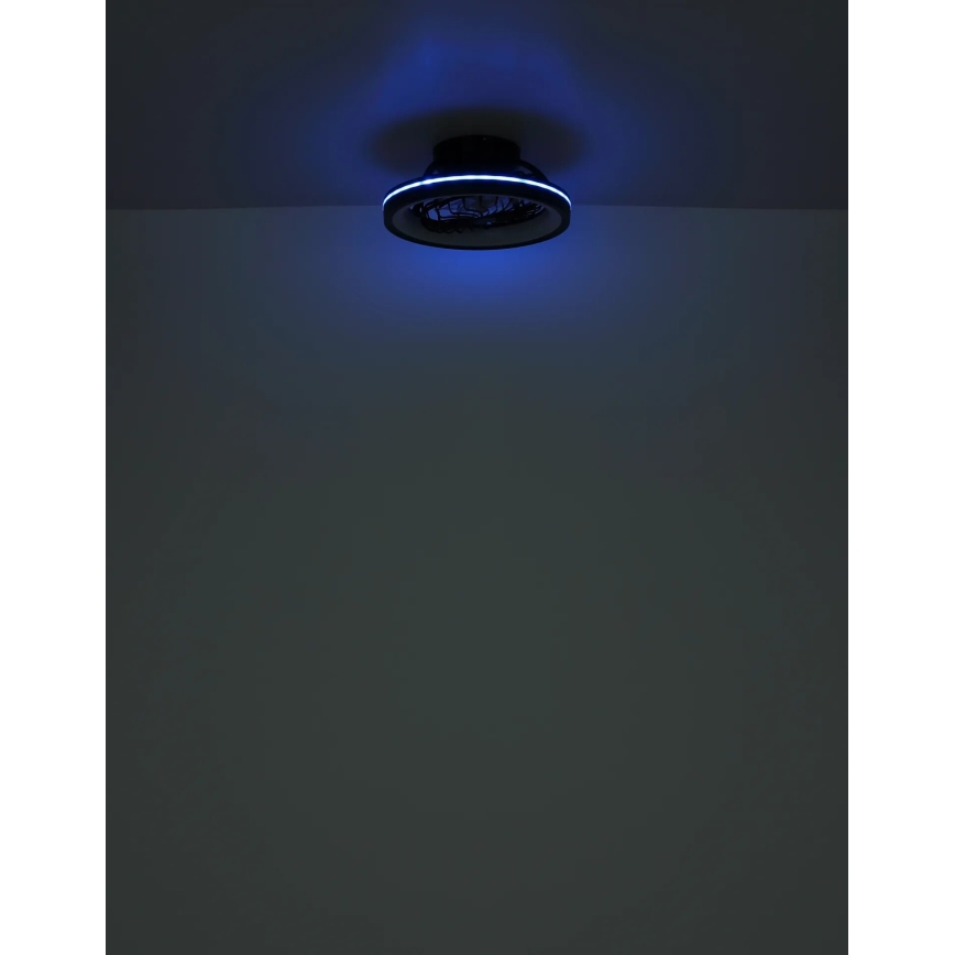 Globo - LED RGB Stmívatelný stropní ventilátor LED/40W/230V 2700-6500K + dálkové ovládání