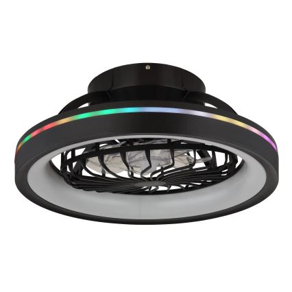 Globo - LED RGB Stmívatelný stropní ventilátor LED/40W/230V 2700-6500K + dálkové ovládání