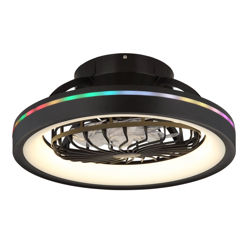 Globo - LED RGB Stmívatelný stropní ventilátor LED/40W/230V 2700-6500K + dálkové ovládání