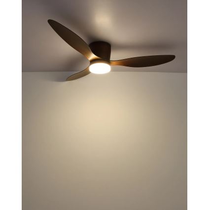 Globo - LED Stmívatelný stropní ventilátor LED/20W/230V 3000-6500K + dálkové ovládání