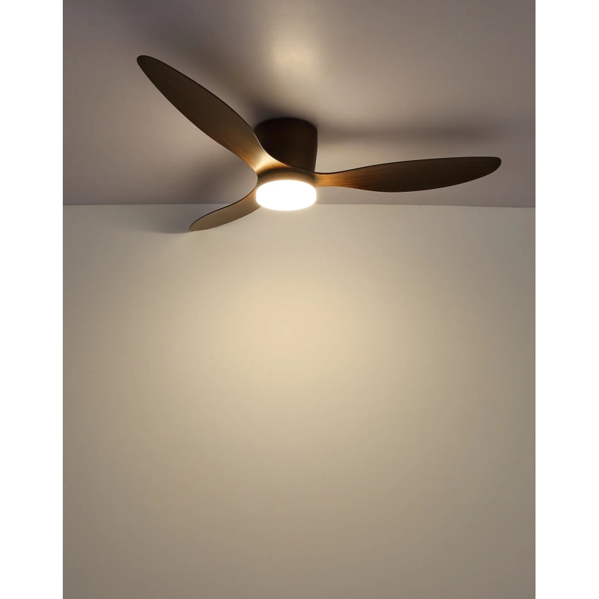 Globo - LED Stmívatelný stropní ventilátor LED/20W/230V 3000-6500K + dálkové ovládání