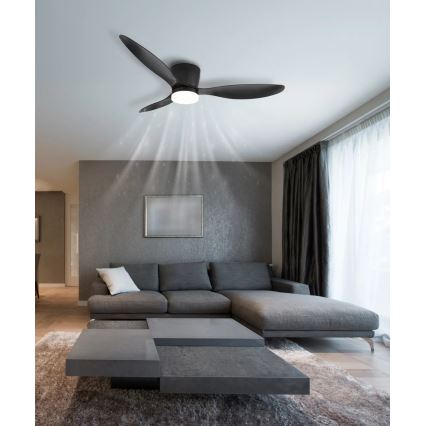 Globo - LED Stmívatelný stropní ventilátor LED/20W/230V 3000-6500K + dálkové ovládání