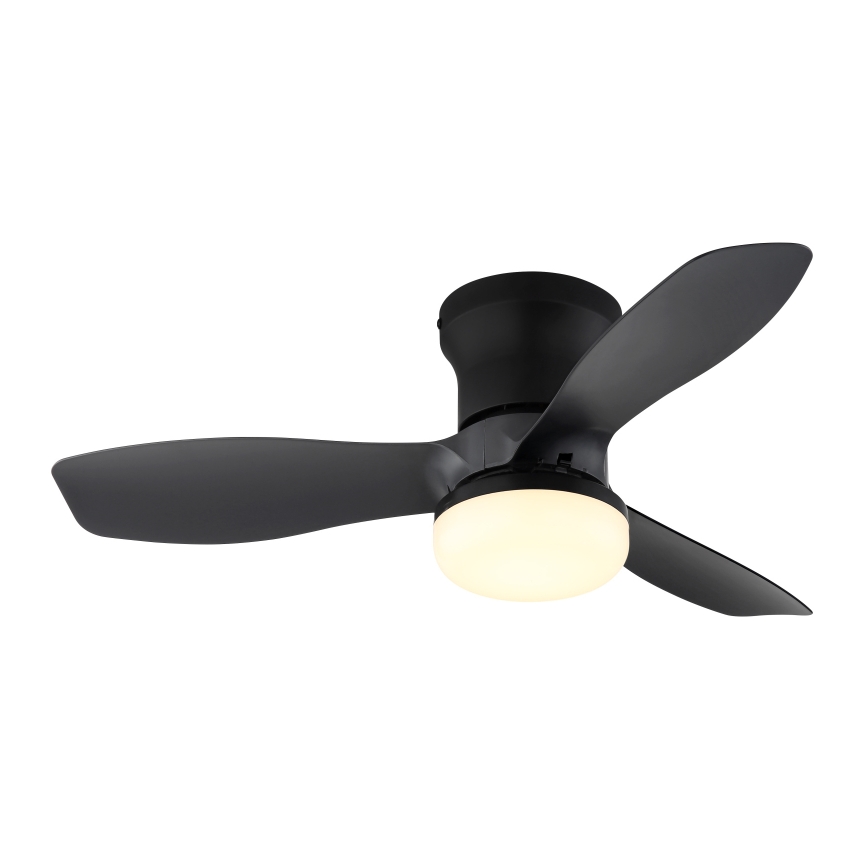 Globo - Stmívatelný stropní ventilátor LED/15W/230V 2700-6500K černá + dálkové ovládání