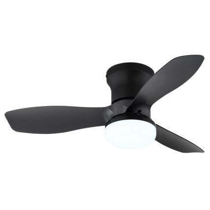 Globo - Stmívatelný stropní ventilátor LED/15W/230V 2700-6500K černá + dálkové ovládání