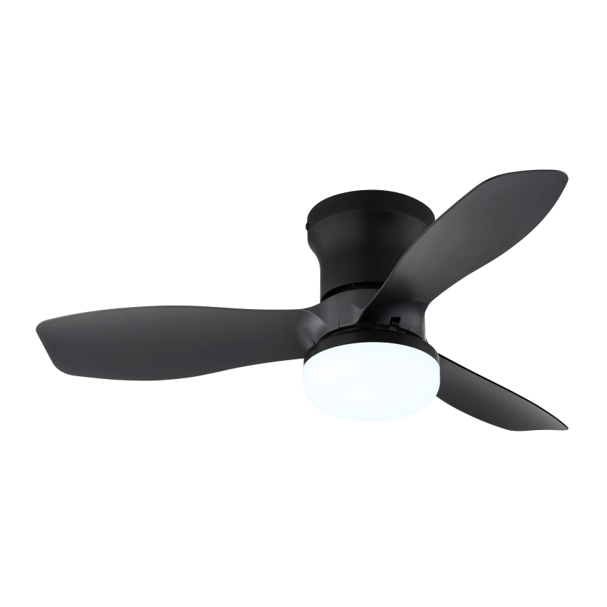 Globo - Stmívatelný stropní ventilátor LED/15W/230V 2700-6500K černá + dálkové ovládání