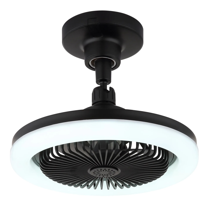 Globo - LED Stmívatelný stropní ventilátor LED/20W/230V 3000-6500K černá + dálkové ovládání