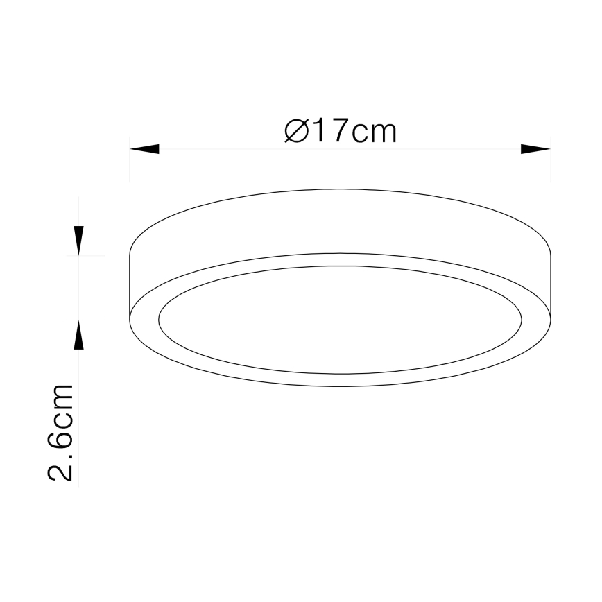Globo - LED Stmívatelné stropní svítidlo LED/22W/230V