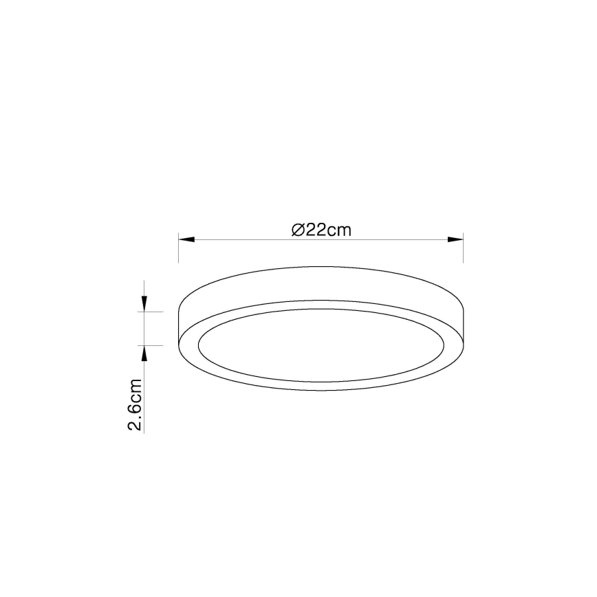 Globo - LED Stmívatelné stropní svítidlo LED/28W/230V