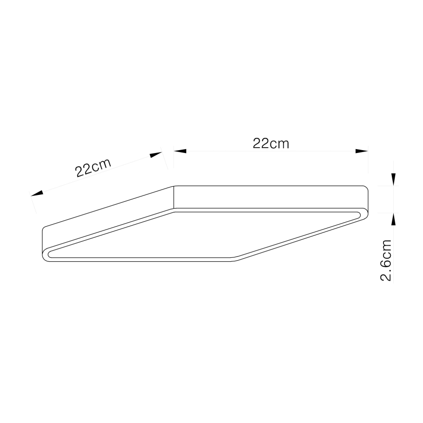 Globo - LED Stmívatelné stropní svítidlo LED/28W/230V