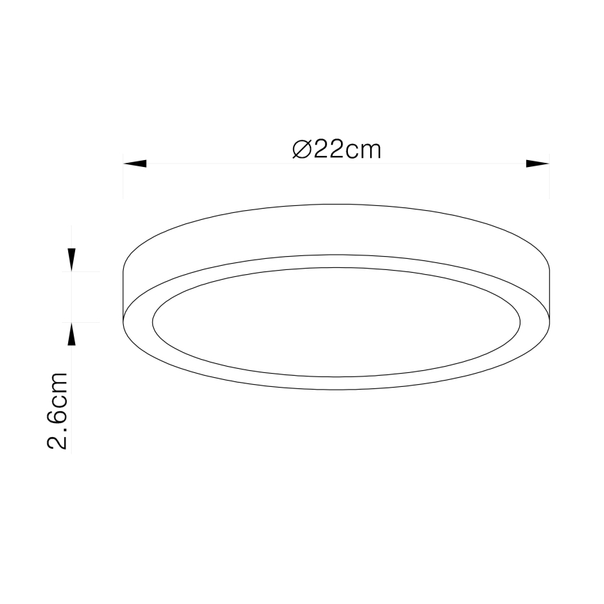 Globo - LED Stmívatelné stropní svítidlo LED/28W/230V