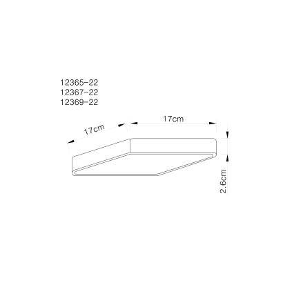 Globo 12369-22 - LED Stropní svítidlo ECHO LED/22W/230V