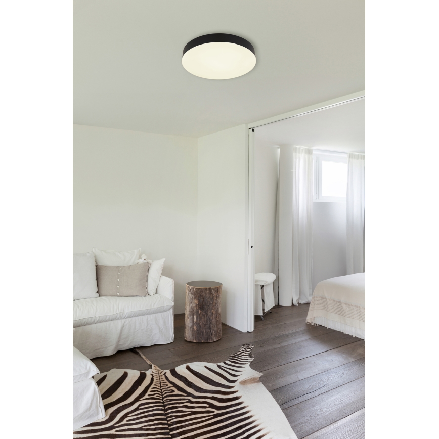Globo - LED Stropní svítidlo LED/24W/230V 3000K/4000K/6500K pr. 30 cm černá