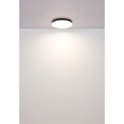Globo - LED Stropní svítidlo LED/24W/230V 3000K/4000K/6500K pr. 30 cm černá