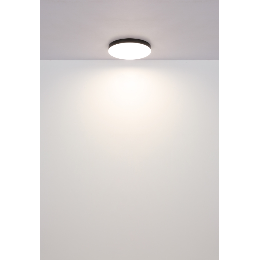Globo - LED Stropní svítidlo LED/24W/230V 3000K/4000K/6500K pr. 30 cm černá