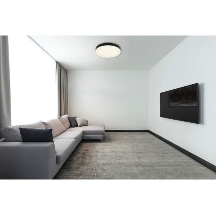 Globo - LED Stropní svítidlo LED/36W/230V 3000K/4000K/6500K pr. 40 cm černá