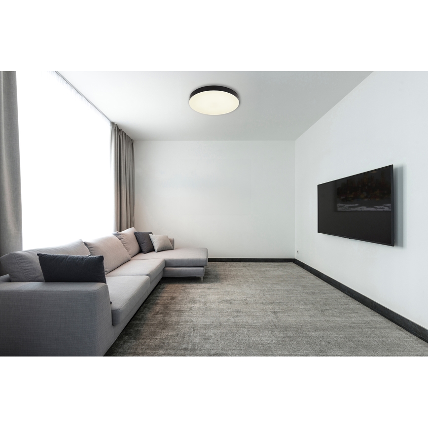 Globo - LED Stropní svítidlo LED/36W/230V 3000K/4000K/6500K pr. 40 cm černá