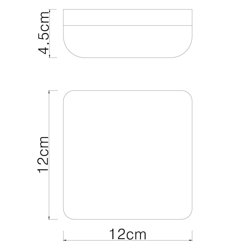 Globo - LED Stropní svítidlo LED/8W/230V 4000K 12x12 cm bílá