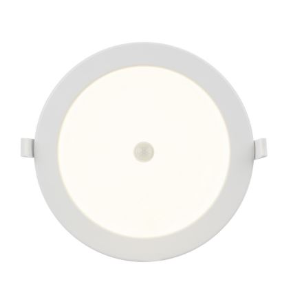 GLOBO 12392-18S - LED Koupelnové podhledové svítidlo se senzorem POLLY 1xLED/18W IP44