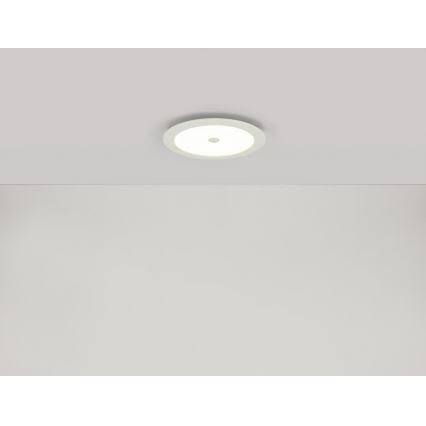GLOBO 12392-18S - LED Koupelnové podhledové svítidlo se senzorem POLLY 1xLED/18W IP44