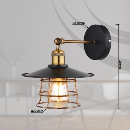 Globo - Nástěnná lampa 1xE27/60W/230V