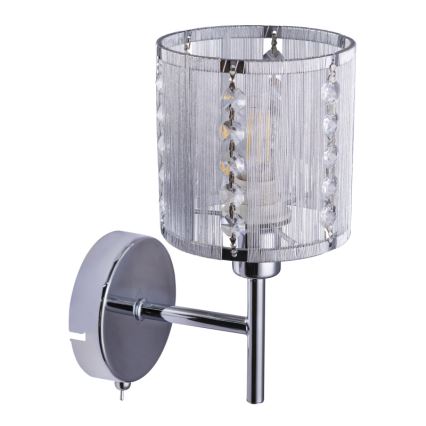 Globo - Nástěnné svítidlo 1xE14/40W/230V matný chrom