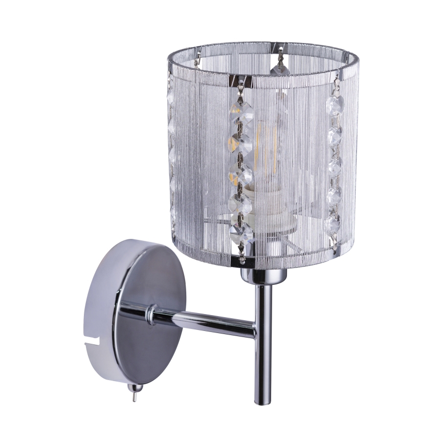 Globo - Nástěnné svítidlo 1xE14/40W/230V matný chrom