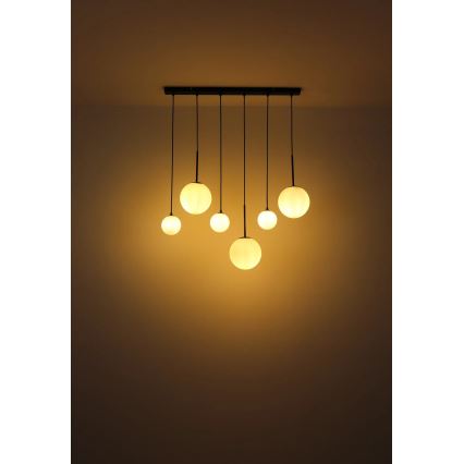 Globo - Lustr na lanku 3xE27/9W/230V + 3xG9/5W