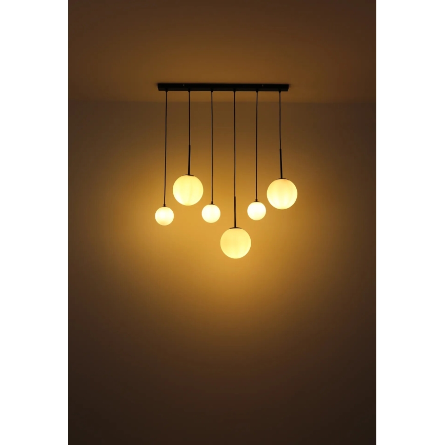 Globo - Lustr na lanku 3xE27/9W/230V + 3xG9/5W
