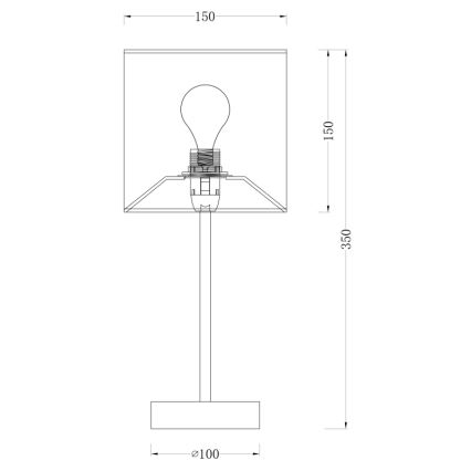 Globo - Stolní lampa 1xE14/40W/230V