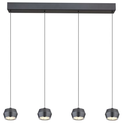 Globo - LED Lustr na lanku 4xLED/6W/230V