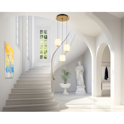 Globo - LED Lustr na lanku LED/20W/230V
