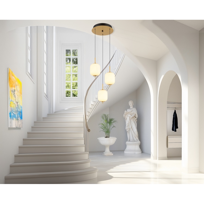 Globo - LED Lustr na lanku LED/20W/230V