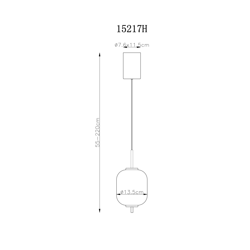 Globo - LED Lustr na lanku LED/7W/230V
