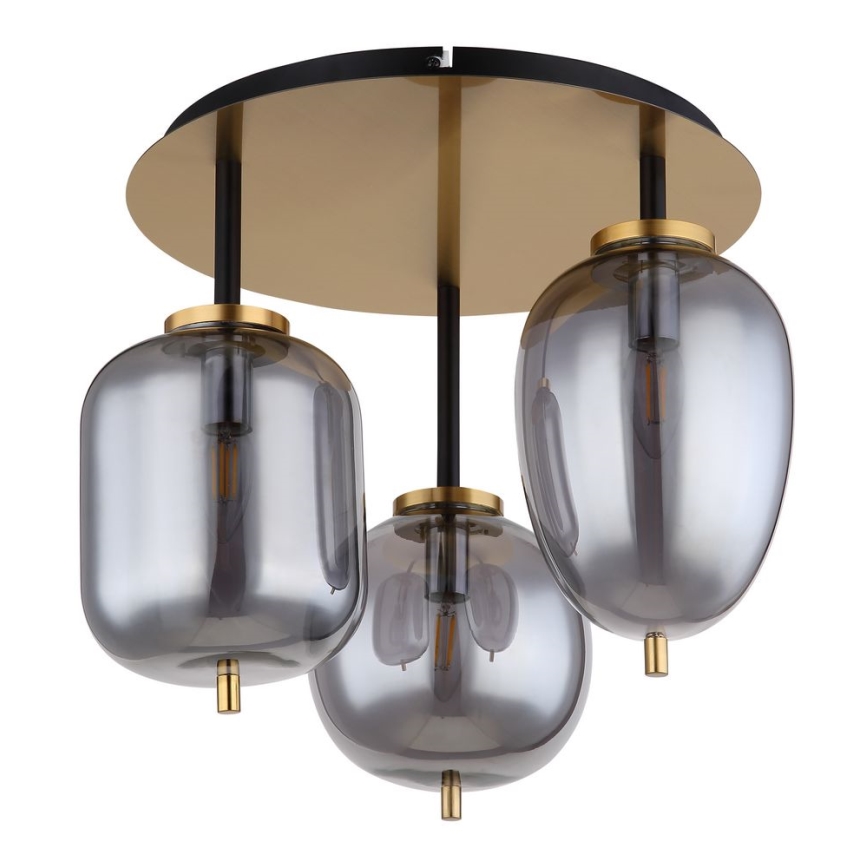 Globo - Přisazený lustr 3xE14/40W/230V mosaz