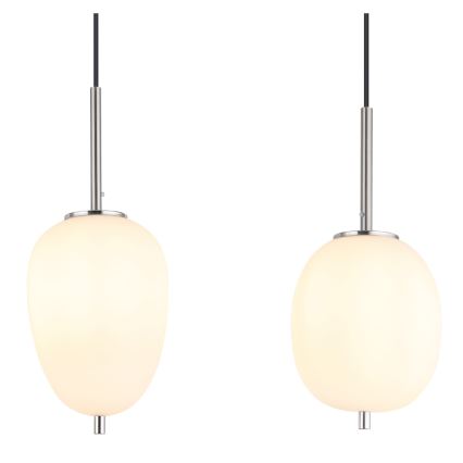Globo - Lustr na lanku 4xE14/40W/230V bílá