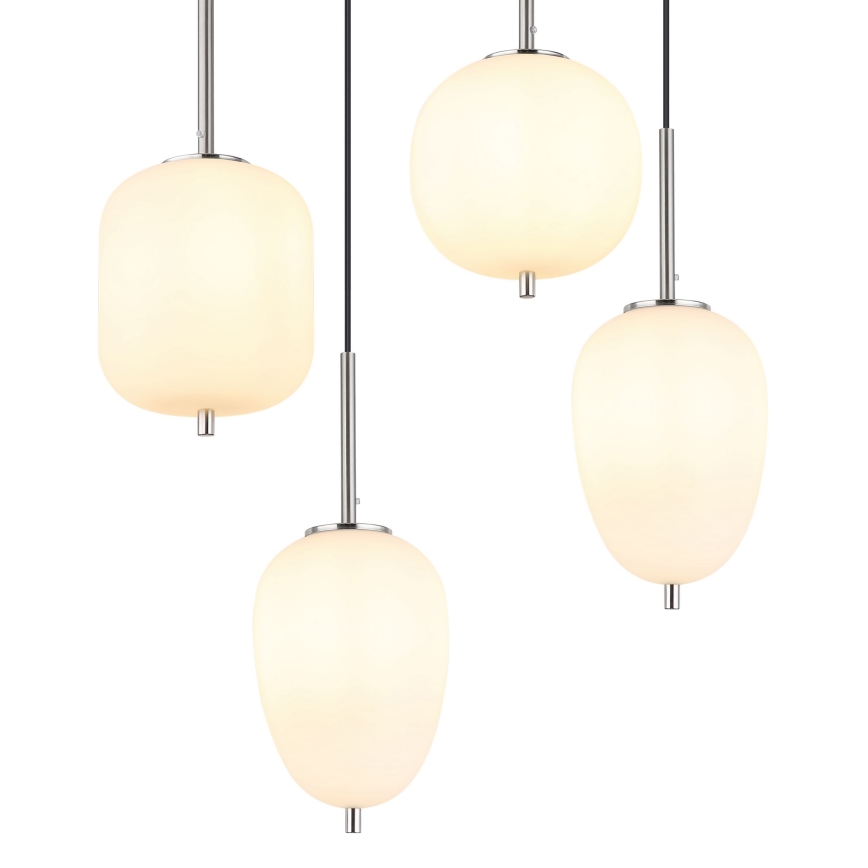 Globo - Lustr na lanku 6xE14/40W/230V lesklý chrom