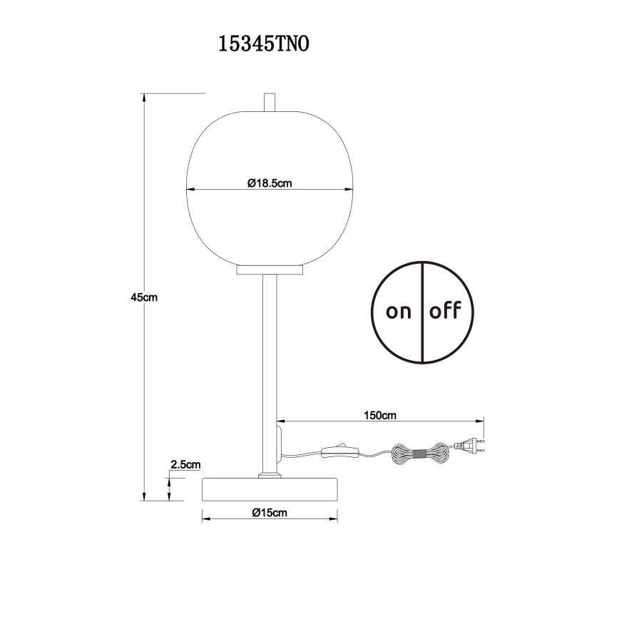 Globo - Stolní lampa 1xE14/40W/230V matný chrom