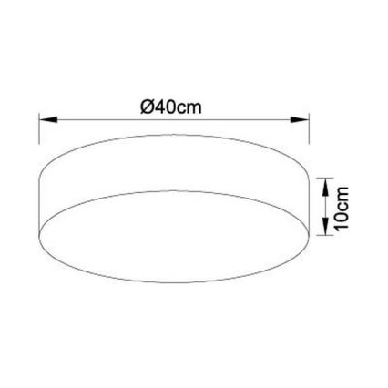 Globo - LED Stmívatelné stropní svítidlo LED/24W/230V + DO