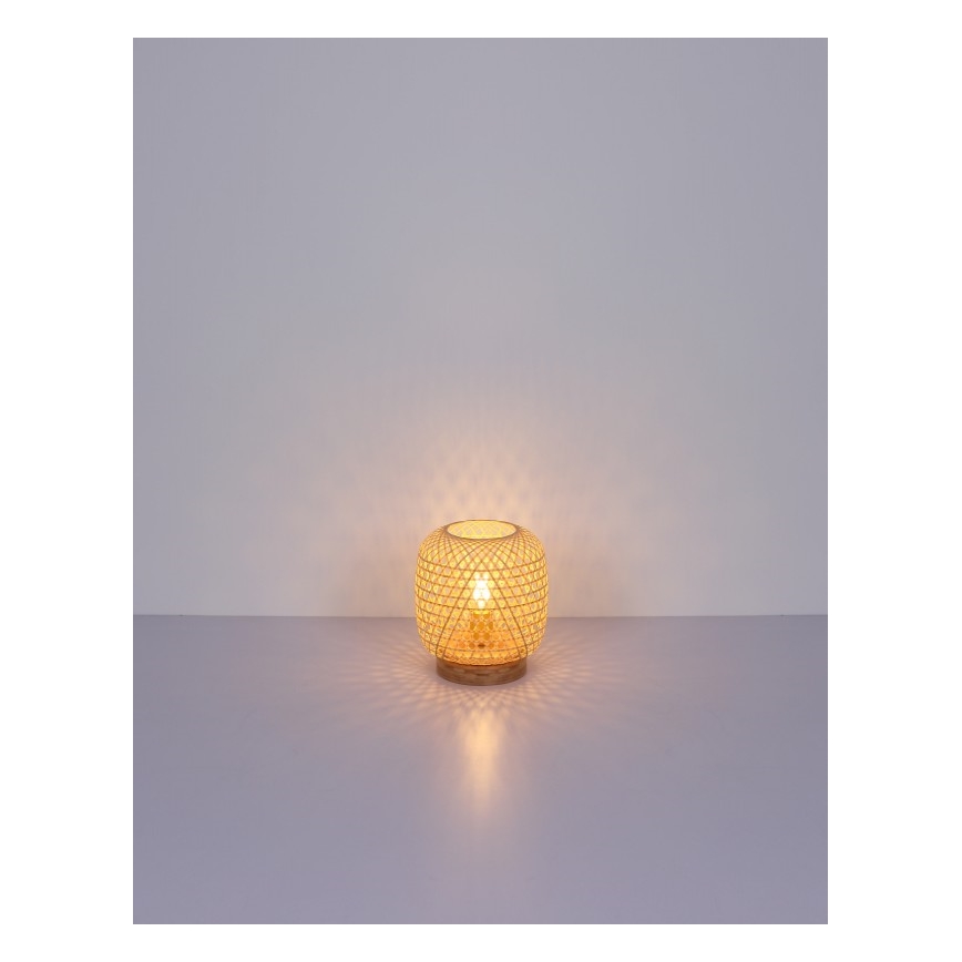 Globo - Stolní lampa 1xE27/60W/230V bambus