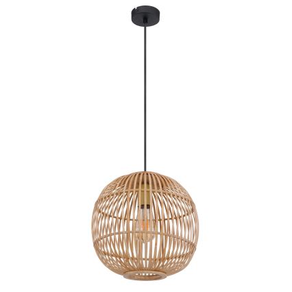 Globo - Lustr na lanku 1xE27/60W/230V bambus