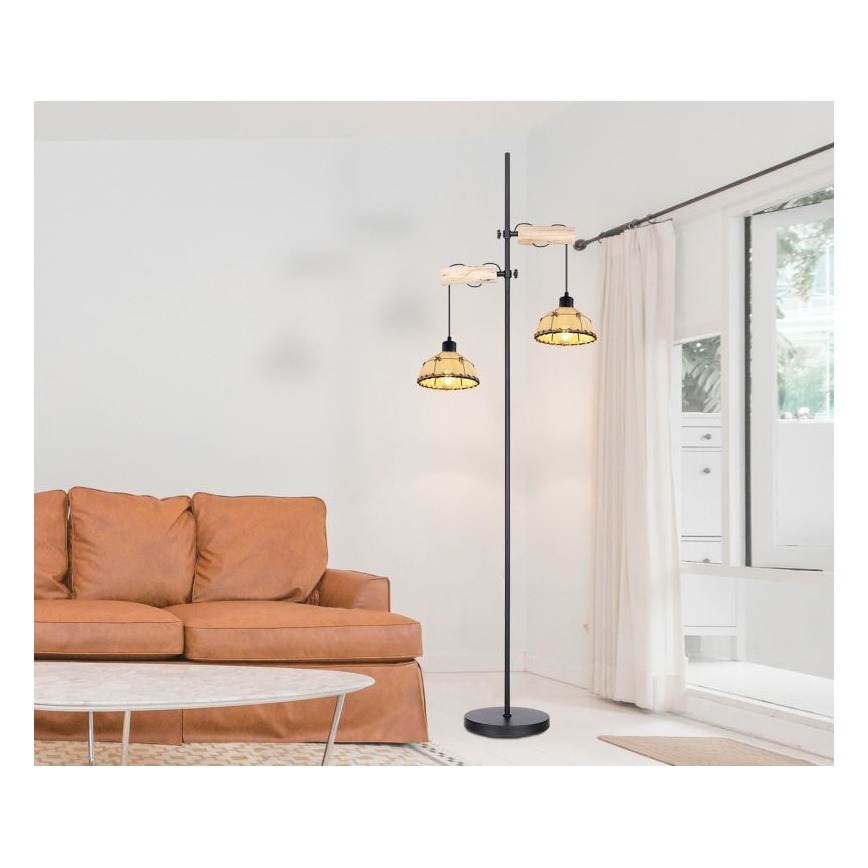 Globo - Stojací lampa 2xE27/60W/230V