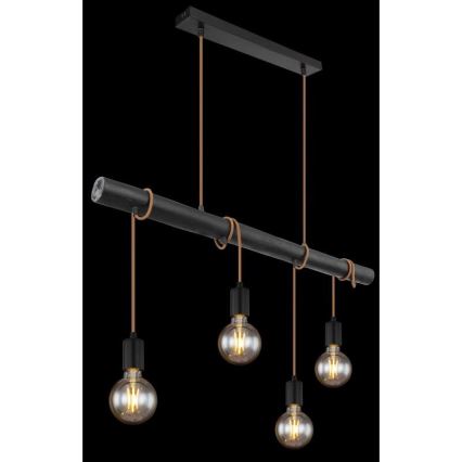 Globo 15459-4H - Lustr na lanku LEO 4xE27/60W/230V