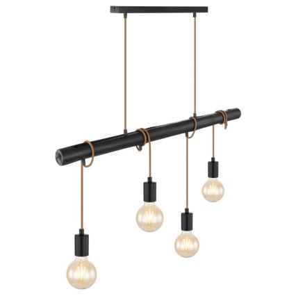 Globo 15459-4H - Lustr na lanku LEO 4xE27/60W/230V