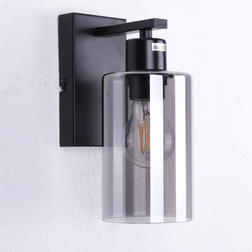 Globo - Nástěnné svítidlo 1xE27/60W/230V černá