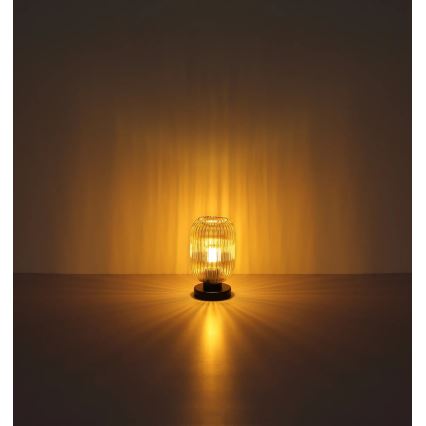 Globo - Stolní lampa 1xE27/40W/230V hnědá