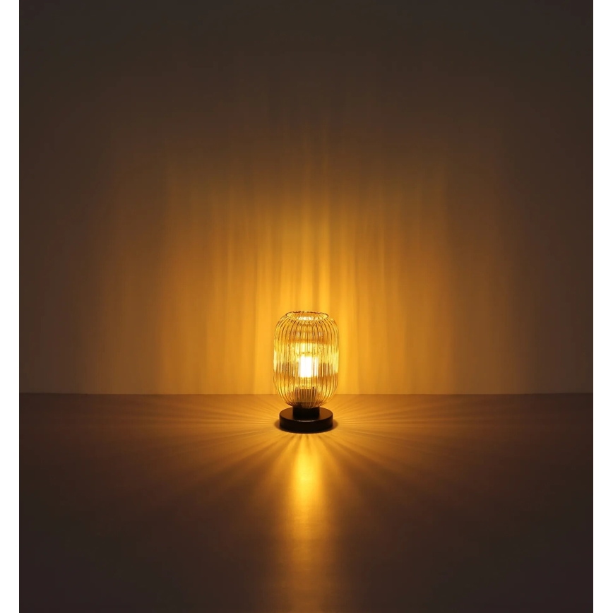 Globo - Stolní lampa 1xE27/40W/230V hnědá